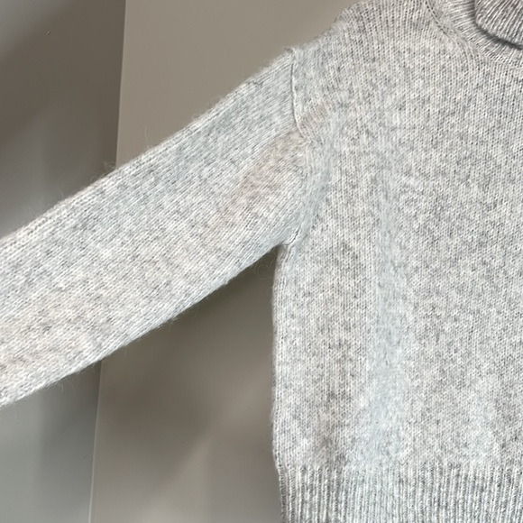 For The Republic Alpaca Blend Turtleneck Sweater Coastal Loose Drop Shoulder XS - Picture 5 of 11
